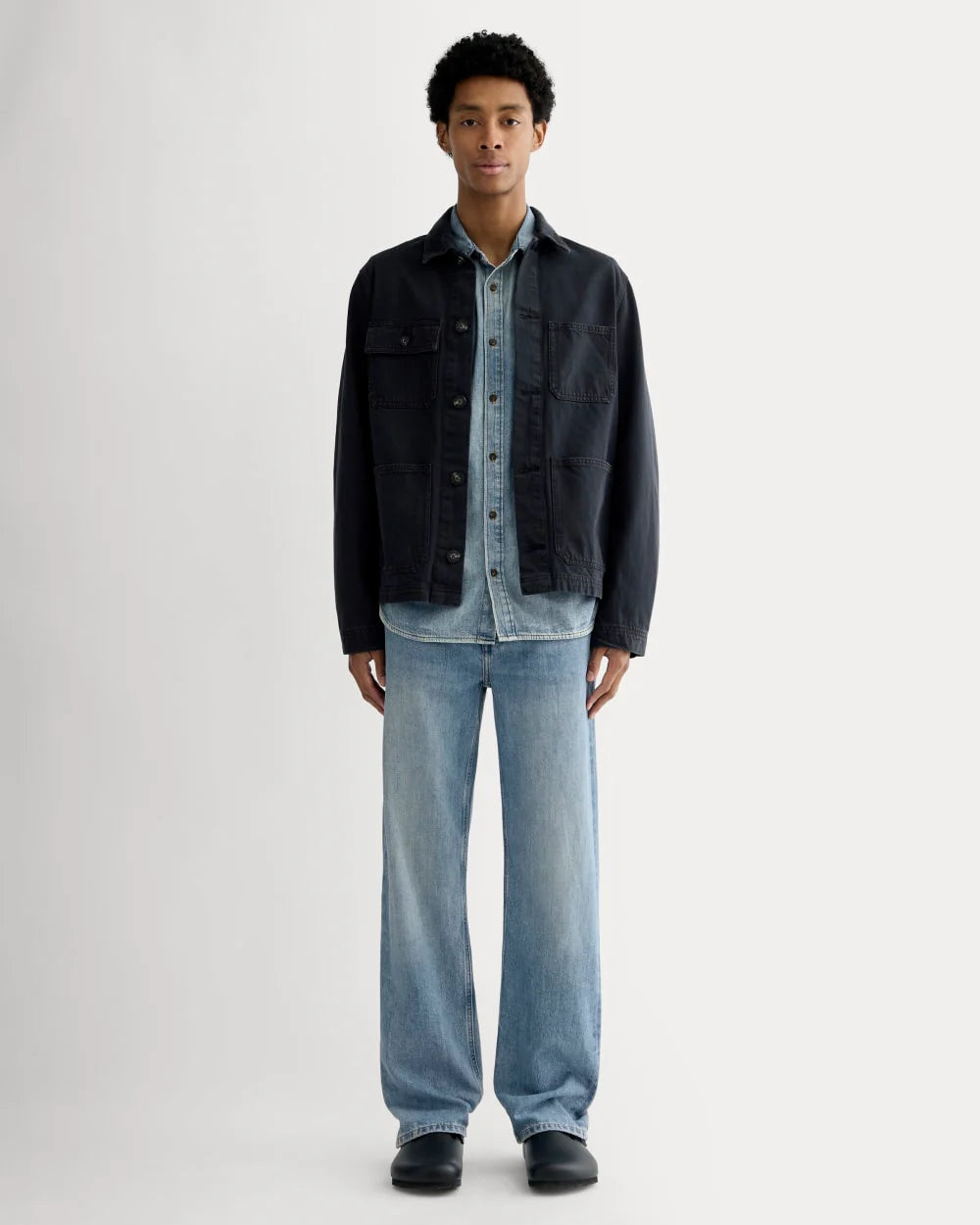 The '90s Loose Straight Jean | Light Indigo
