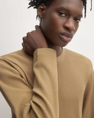 The Waffle Long-Sleeve Crew | Toasted Coconut