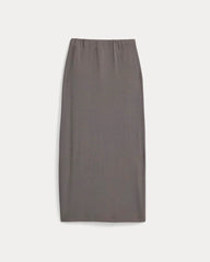 Maxi Skirt in Butterknit | Charcoal Grey