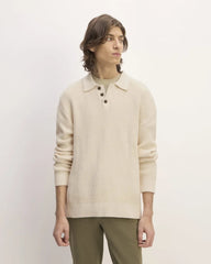 The Cotton Chunky Rib Polo | Canvas