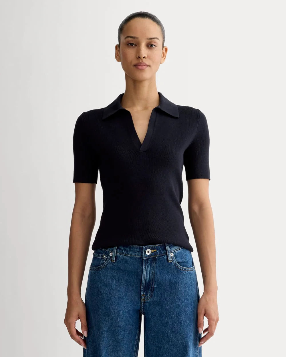 The Knit Polo | Navy