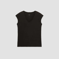 The Hemp Scoop-Neck Muscle Tee | Black