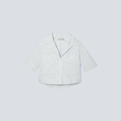 The Oxford Popover | Deep Blue / Canvas