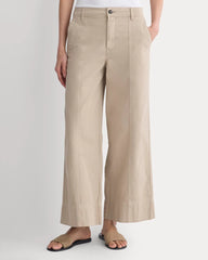 Seamed Wide-Leg Pant | Trench Coat Khaki