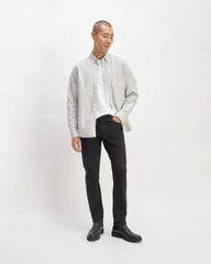 The Classic Oxford Shirt | Charcoal / White | Standard