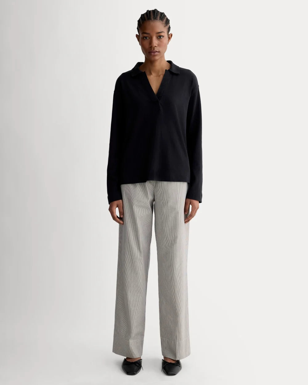 The Easy Pant | Canvas Tan / Navy