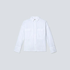 The Boxy Oxford | Mint / White
