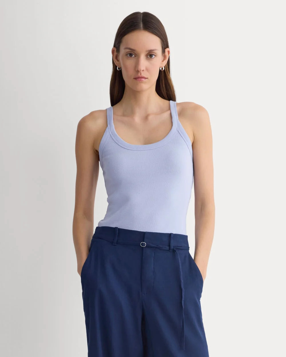 Soft Stretch U-Neck Tank | Aleutian