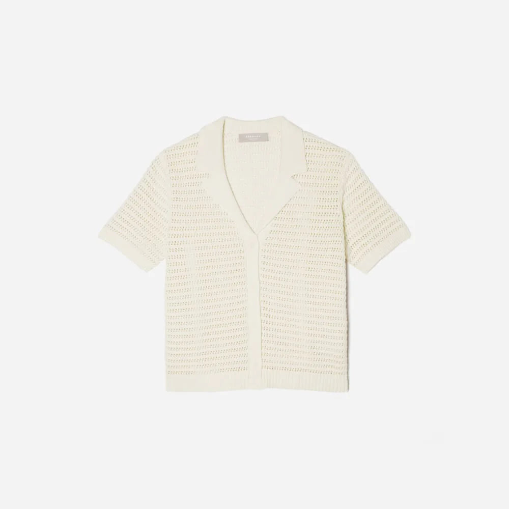 The Crochet Knit Polo | Canvas