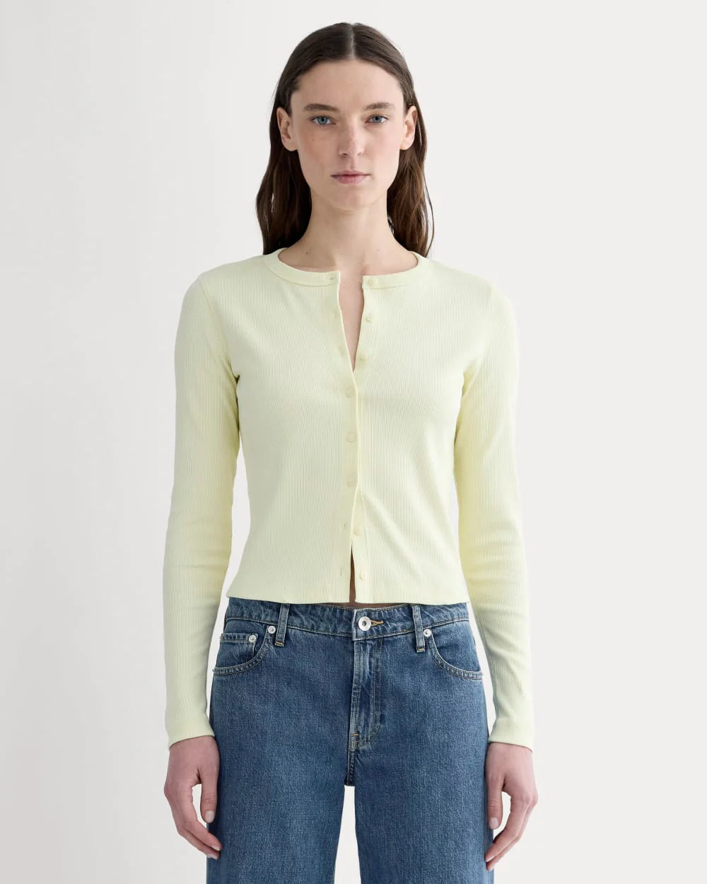 The Selfie Cardigan | Light Yellow