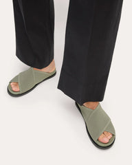 The ReKnit Form Crossover Sandal | Seagrass