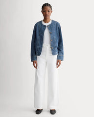 The Denim Barrel Jacket | Deep Atlantic