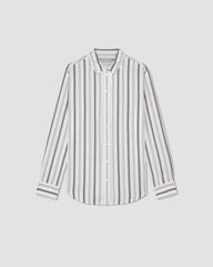 The Must-Have Shirt in Silky Cotton | Bone / Black