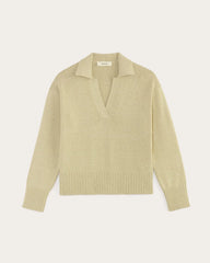 The Boxy Polo in Everyday Cotton | Mojave Desert / Natural