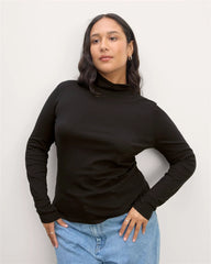 The Air Turtleneck | Black