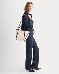 Canvas Mini Lug Tote | Birch