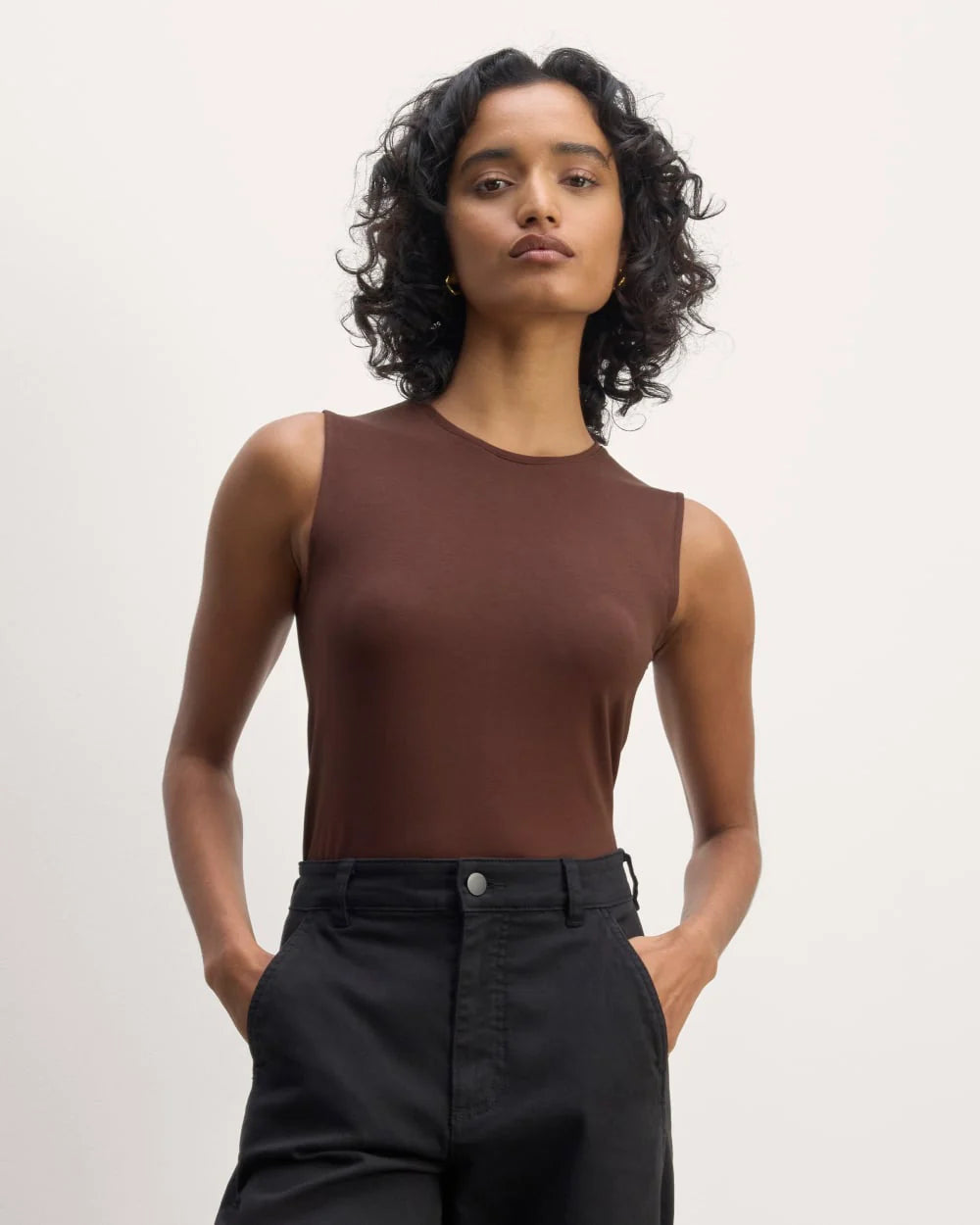 The Form Tank | Dark Mahogany
