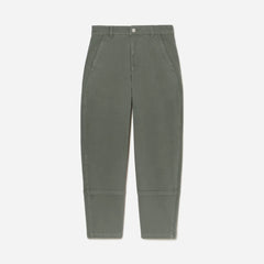 The Utility Barrel Pant | Pewter Green | Tall