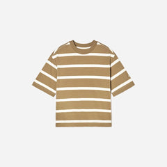 The Premium Weight Relaxed Tee | Iced Coffee / Tan