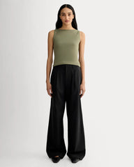 The Form Boatneck Tank | Lichen Green