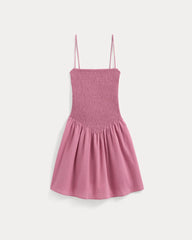 Gauze Smocked Mini Dress | Heather Rose