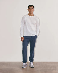 The Rec Long-Sleeve Crew | White