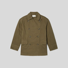 The Organic Cotton Herringbone Jacket | Beech