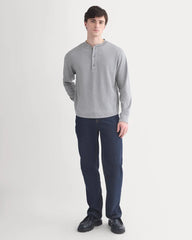 Vintage Rib Henley | Vintage Heather Grey