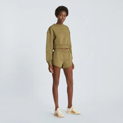The Track Sweatshort | Fennel Seed