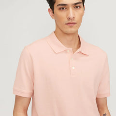 The Pique Polo | Petal Pink