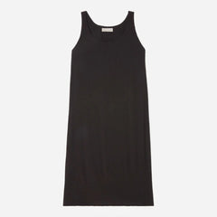 The Naia™ Ripple Tank Dress | Black