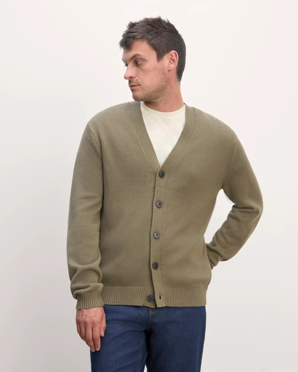 The Classic Cardigan in Everyday Cotton | Kalamata
