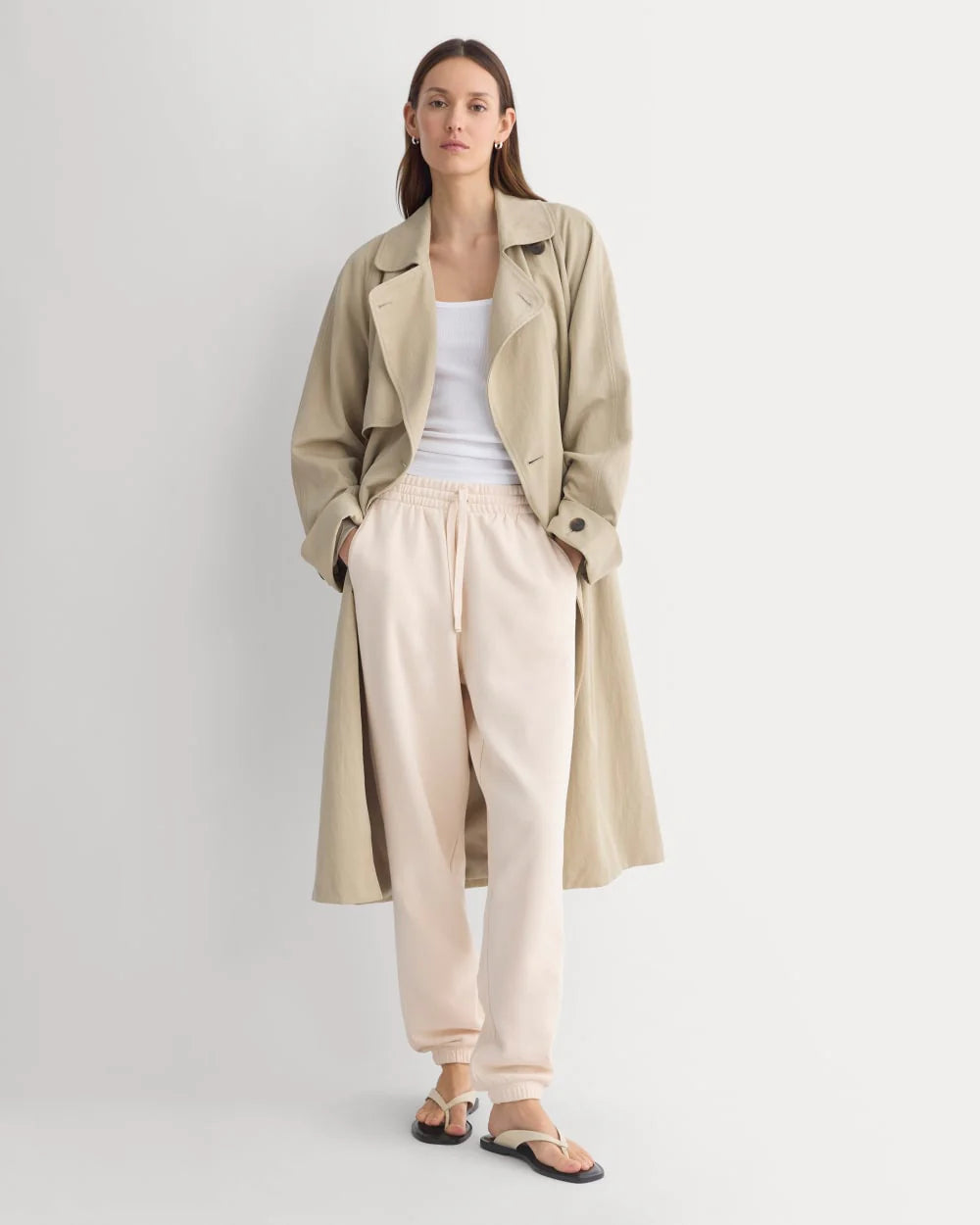 Lightweight Terry Jogger | Parchment