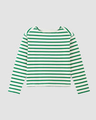 The Mariner Tee | Bone / Grass Green