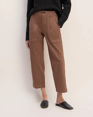 The Organic Utility Pant | Carob Brown