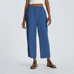 The Naia™ Ripple Pant | Deep Blue