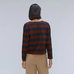 The Mariner Tee | Carob / Navy