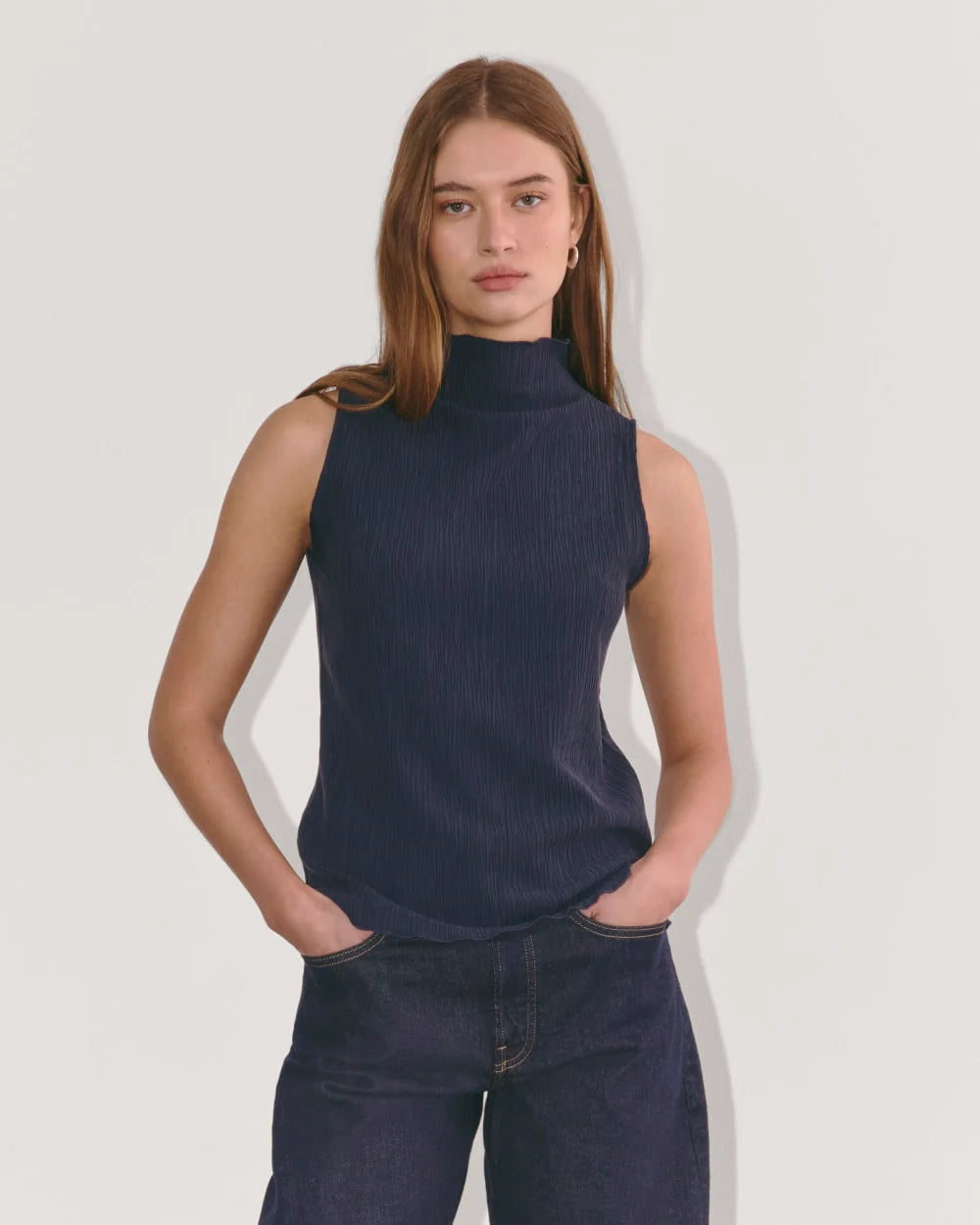 The Crinkle Tank | Navy