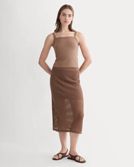 The Essential Square-Neck Tank | Mocha