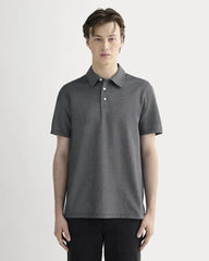 The Startup Polo | Black Chambray