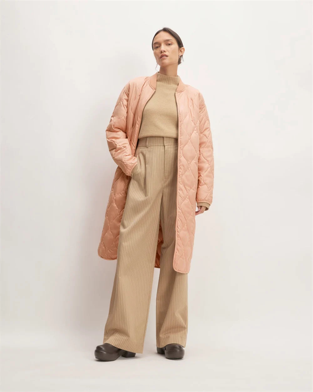 The ReNew Long Liner | Blush Pink