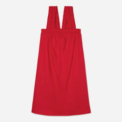 The Smocked Linen Dress | Goji Berry