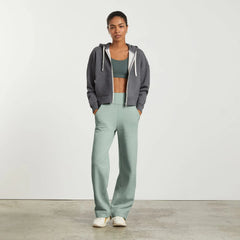 The Track High-Waist Pant | White Sage