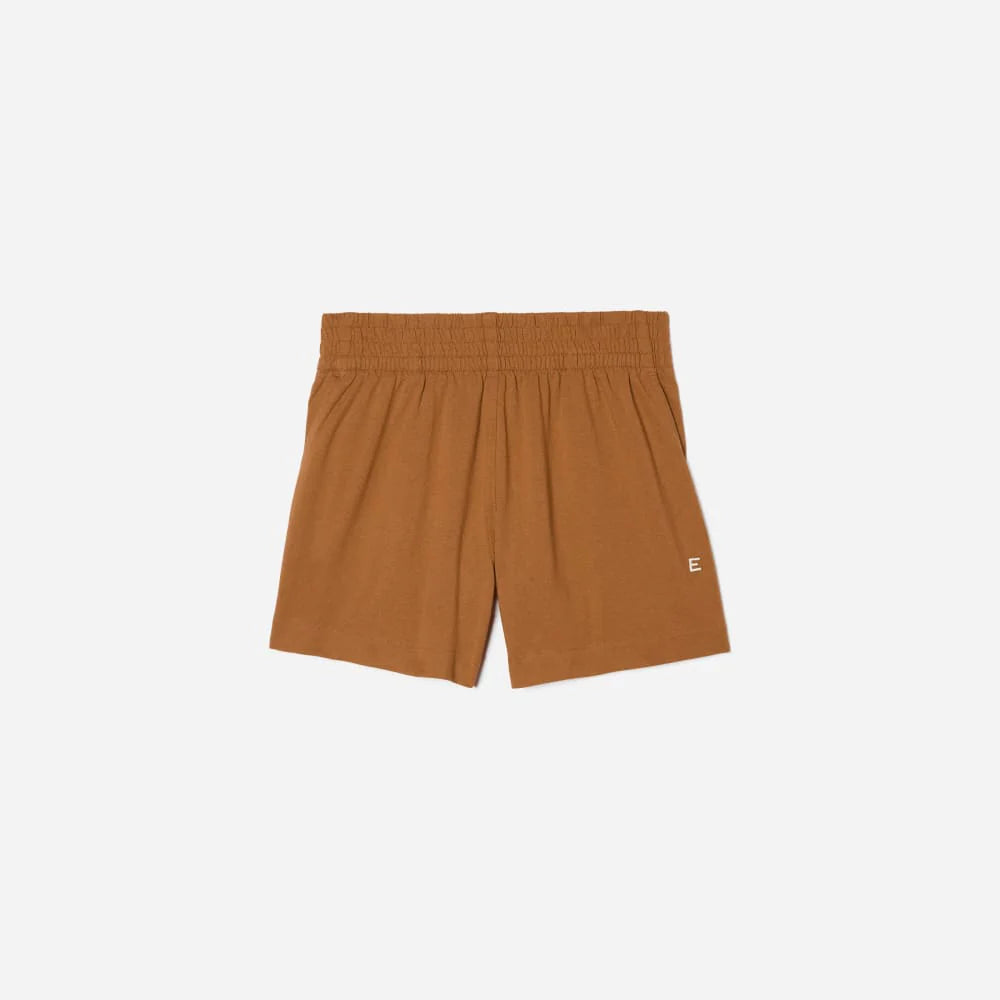 The Retro Jersey Short | Tawny Brown