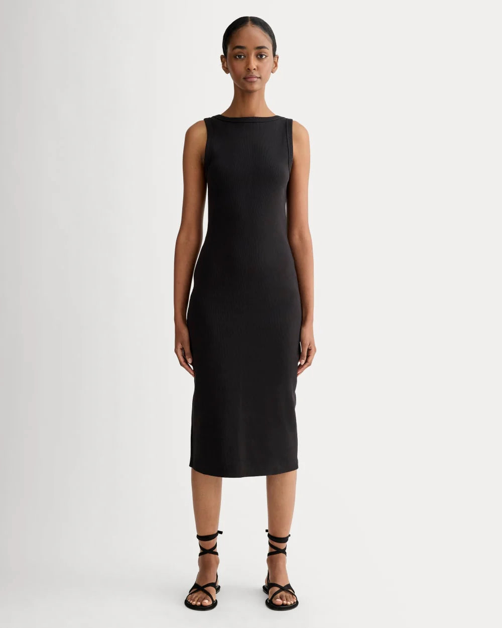 The Selfie Tank Dress | Black
