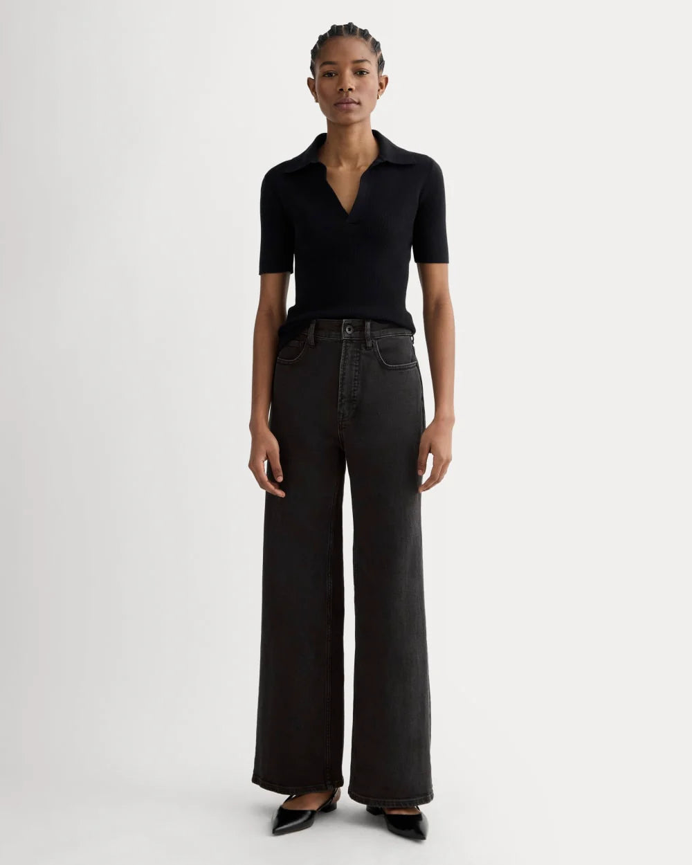 The Way-High® Sailor Jean 2.0 | Washed Black | 31.5" Inseam