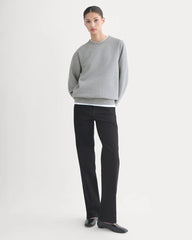 Luxe Fleece Raglan Crewneck | Vintage Heather Grey