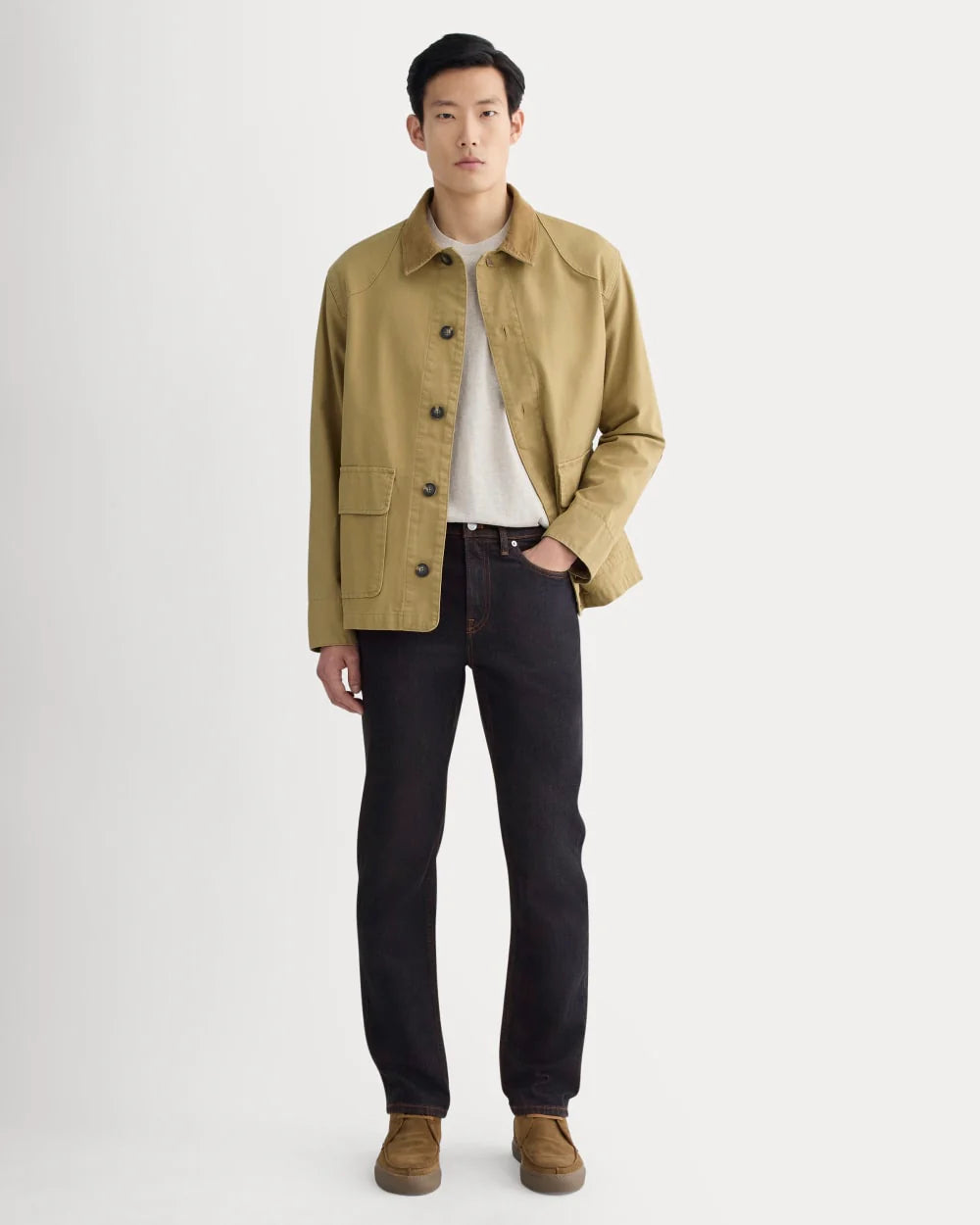 The Organic Cotton Straight-Leg Jean | Pure Blue