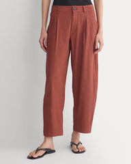 The Everywhere Pant in Stretch Linen | Henna Red