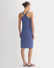 Sweater Racerback Midi Dress | Blue Dusk